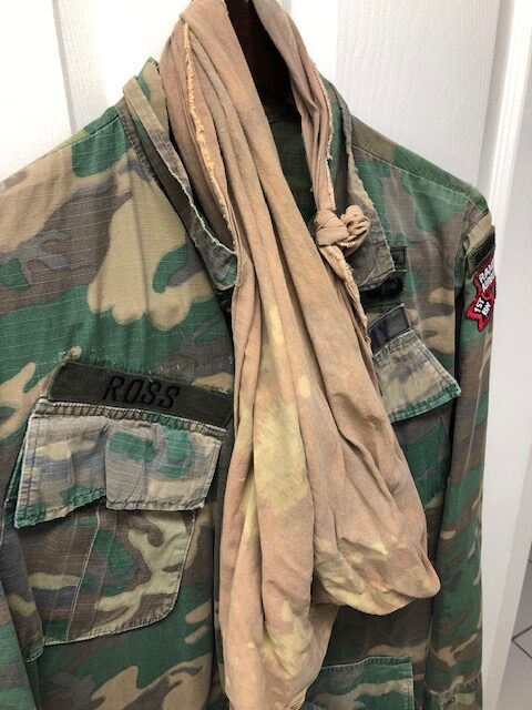 Cammies slant pockets with drive on rag